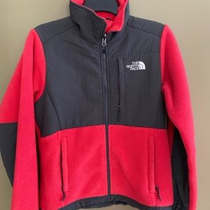 Coral North Face Jacket. Size Adult XS.